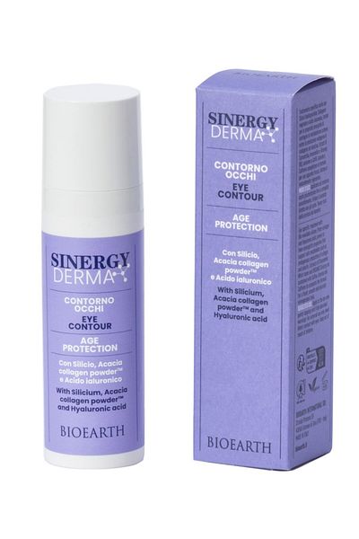 Bioearth Crema de ochi cu colagen, acid hialuronic si siliciu, 30ml - Sinergy Derma Bioearth