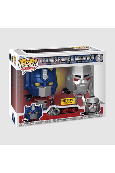 Funko Pop! Optimus Prime and Megatron 2-Pack