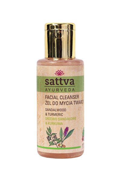 Sattva Ayurveda Gel de curatare fata cu Santal si Turmeric, 100ml - Sattva Ay...