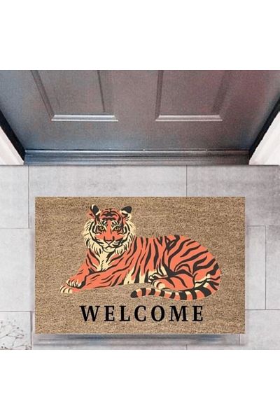 Mu Art Ahşap Bfs Door Mat Decorative Digital Printing Animalsp-2727