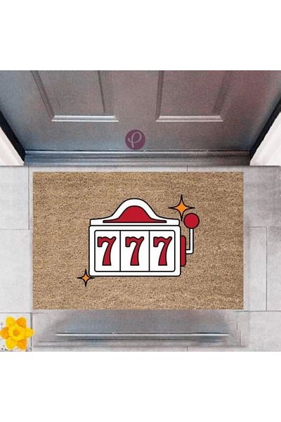 Mu Art Ahşap Bfs Door Mat Decorative Digital Printing Lucky Machine P-2403