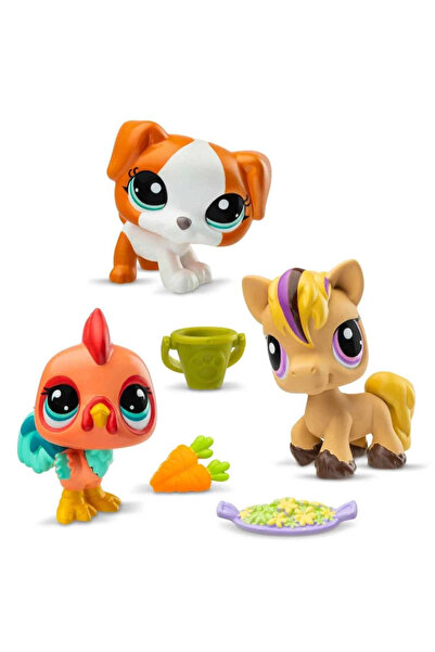 Belle Fusion Bfs 6469 Sun-Littlest Pet Shop Minis Set of 3 Figures