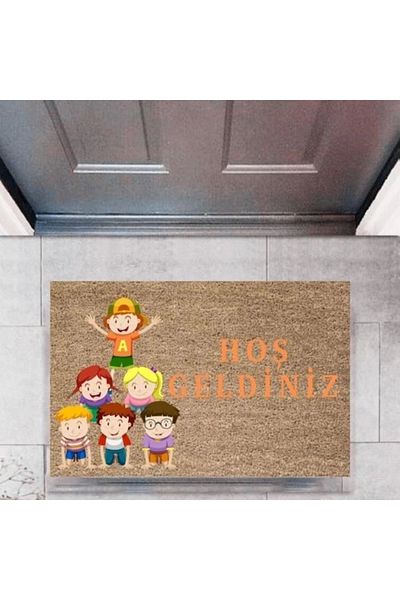 Mu Art Ahşap Bfs Door Mat Decorative Digital Printing Childrenlarp-2715