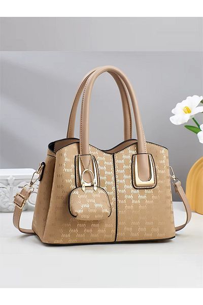 mın New Design Elegant Women's Handbag - Beige