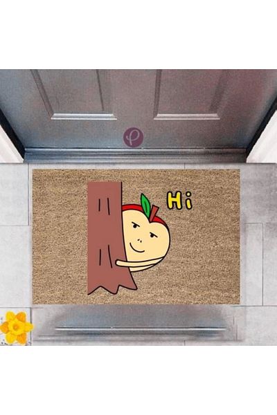 Mu Art Ahşap Bfs Door Mat Decorative Digital Printing Hi P-2508