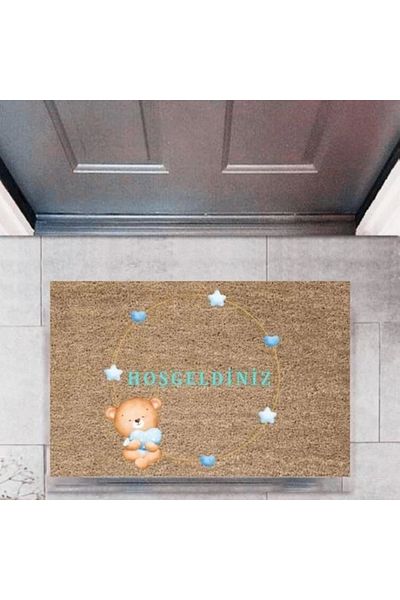 Mu Art Ahşap Bfs Door Mat Decorative Digital Printing Bebekp-2753