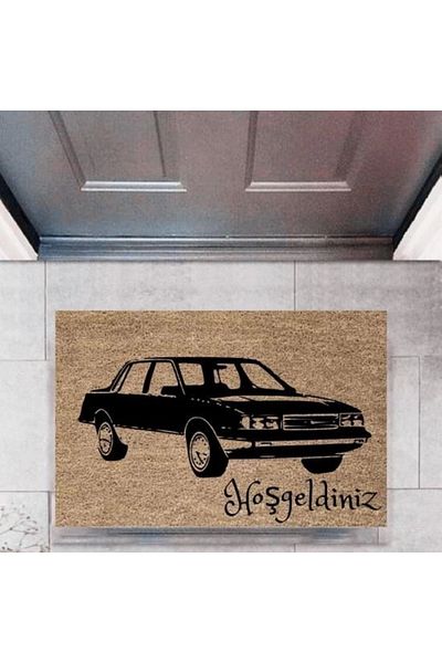 Mu Art Ahşap Bfs Door Mat Decorative Digital Printing Cars P-2671