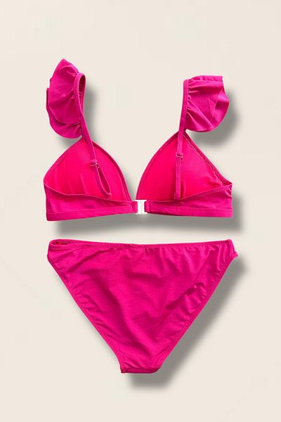Nilmay mayo Women's Ruffle Bikini Set