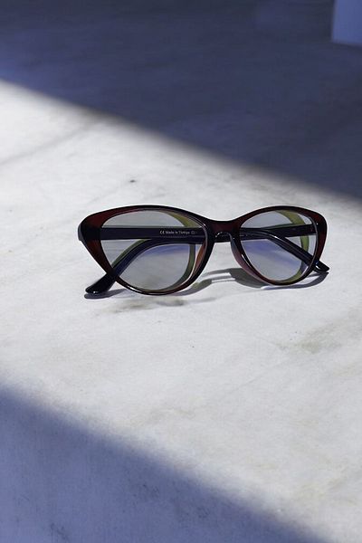 MAROVOAY Uv400 Glass Blue Light Protection Blue Block Cat Eye New Season Glasses