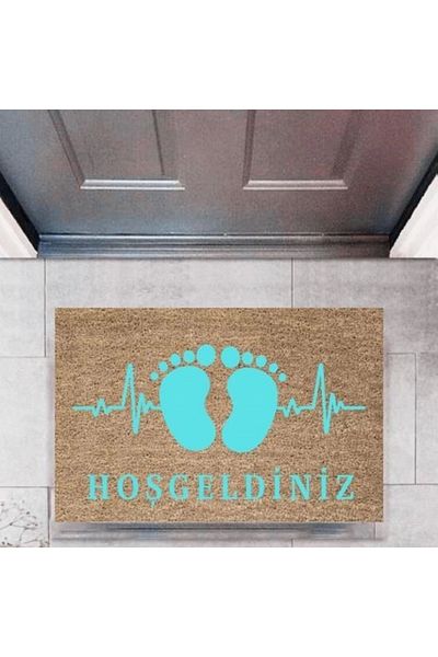 Mu Art Ahşap Bfs Door Mat Decorative Digital Printing Footwear-2752