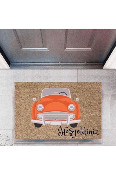 Mu Art Ahşap Bfs Door Mat Decorative Digital Printing Cars P-2672