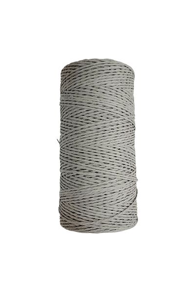 TıkTık AL Γκρι Χάρτινο Σχοινί Πλεξούδα Σχοινί 200 Gr Προκατασκευασμένο Τυλιγμένο
