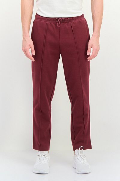 Puma X One8 Men Sportswear Fit Embroidered Logo Training Sweatpants, Maroon
