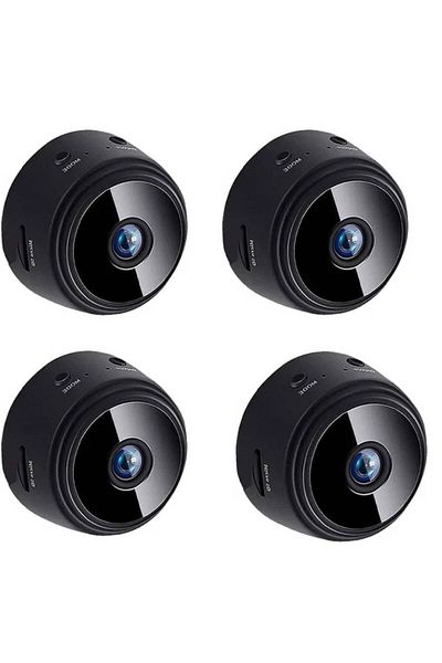AEIDEN Set de 4 Camere de Supraveghere Wireless WiFi A9 Full HD 1080p