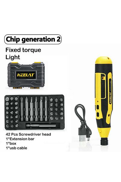AEIDEN Electric Screwdriver Set with 45-Piece Kit