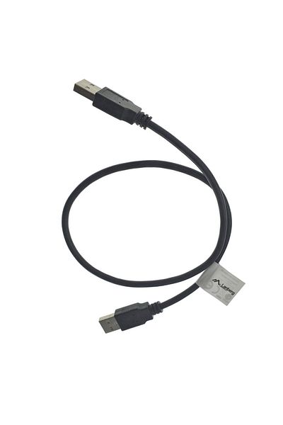 Lanberg USB 2.0 male to USB 2.0 male cable, Lanberg 42774, length 50cm, black