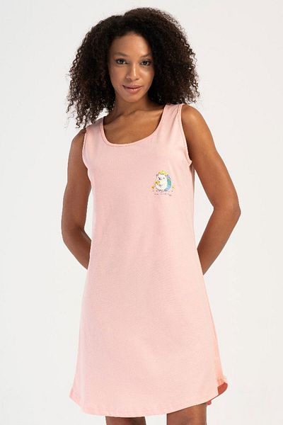 VİENETTA Cotton Women's Wide Strap Nightgown, 407059