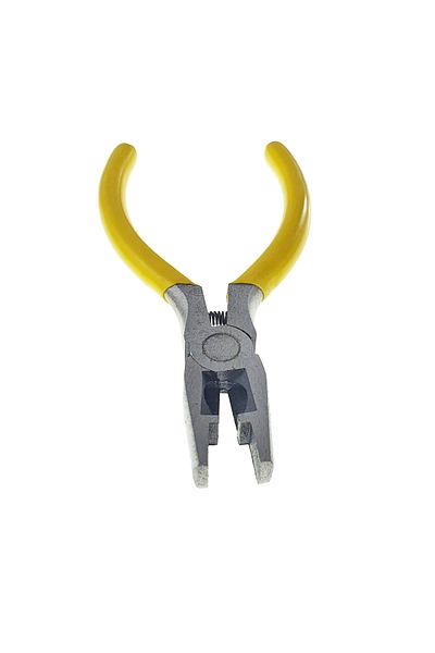 OEM Crimping pliers with opening spring, for Scotchlok connectors, 150mm length, insulated handles