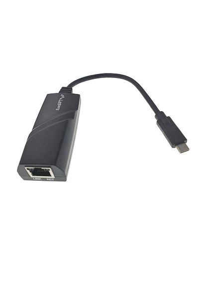 Lanberg Adaptor LAN Gigabit Lanberg 41871, USB 3.1 tip C la RJ45 ethernet 1000Mbps