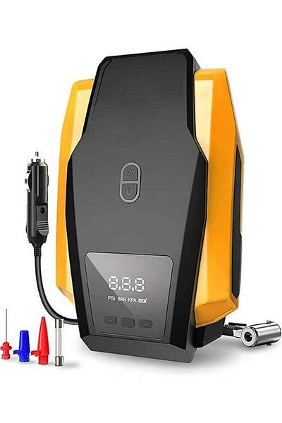 COOYA Tire Inflator Portable Air Compressor,Air Pump for Car Tires,12V ,Auto Shutoff Function & LED Light