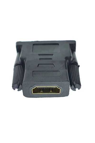 OEM DVI (24+5) male to HDMI female adapter, bidirectional, black