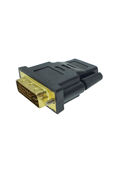 OEM DVI (24+5) male to HDMI female adapter, bidirectional, black