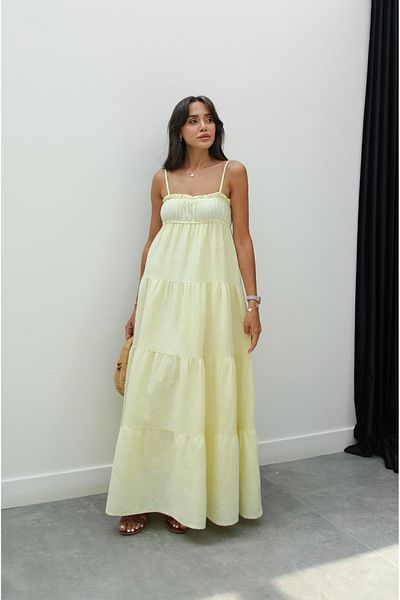 Havoş Yellow Harney Muslin Dress