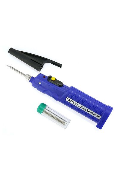 OEM Soldering iron ZD20D-BL, powered by 3xAA batteries, 4.5V, power 8W, blue