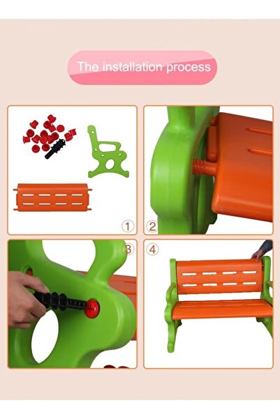 Toybox Plastic Bench School Chair For Kindergarten 76x45x57cm