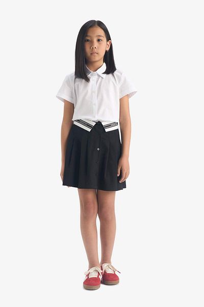 DeFacto Girls Poplin Short Sleeve Shirt D6539A825Au