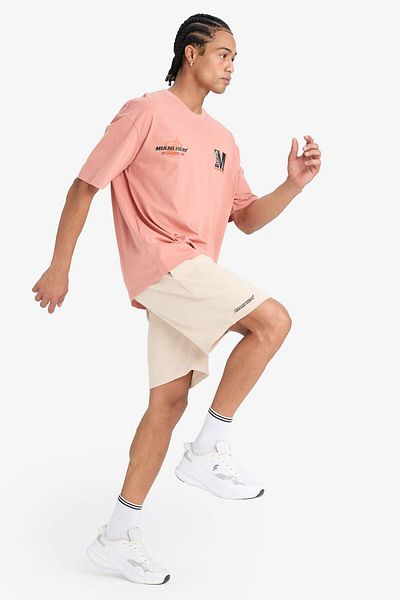 DeFacto Defactofit Nba Miami Heat Standard Fit Short Leg Waffle Shorts E4008Ax25Sm