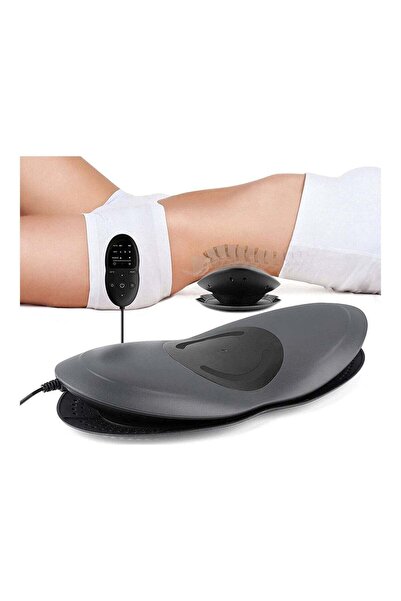 Bonjour جهاز تدليك أسفل الظهر لتخفيف الألم مع جهاز شد لدعم أسفل الظهر بالاهتز...