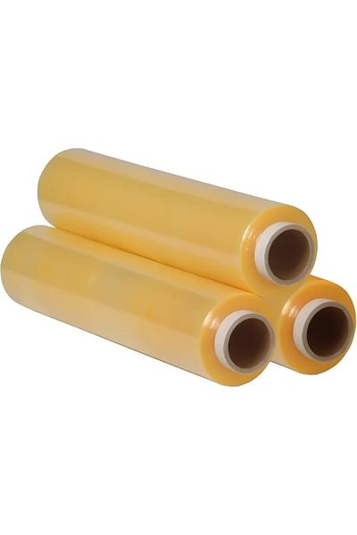 Ambalaj Evi Stretch Film 50 cm X 200 Meters Yellow Stretch Film 1 Piece Stretch Film