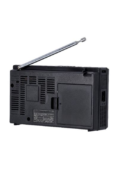 DLC Classic Portable AM/FM Radio with Telescopic Antenna - Retro Design & Clear Sound