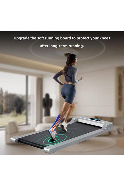 Rovyfota Walking Pad, Under Desk Treadmill for Home Office, 2 in 1 Portable with Remote Control