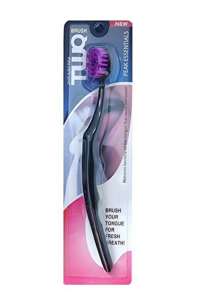 TUUQ فرشاة طوق لتنظيف اللسان رائحه منعشة متعددة الألوان