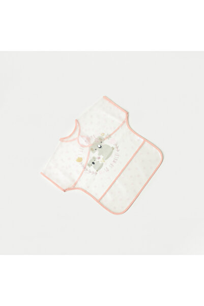 Juniors Koala Bear Print Food Catcher with Snap Button Closure