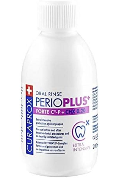 Curaprox Perio Plus Forte CHX 0.20% Mouthwash, 200ml