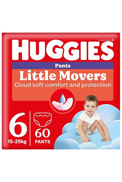 Huggies Pachet Virtual 6, Băieți, 15-25 kg, 60 bucăți