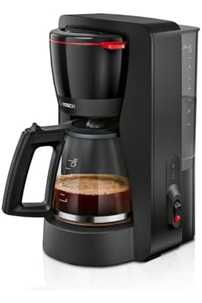 Bosch MyMoment 1.4L Filter Coffee Machine with anti drip function, TKA2M113GB, Black