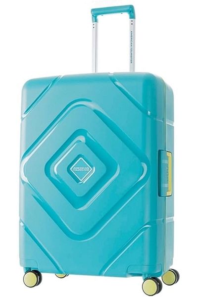 American Tourister Trigard Spinner 66 cm - Scuba Blue - 3 Years Global Warranty