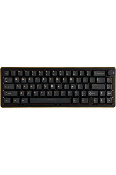 Epomaker لوحة مفاتيح الألعاب اللاسلكية Tide65 QMK/VIA، لوحة مفاتيح ميكانيكية مصنوعة من الألومنيوم بنسبة 65%، قابلة للبرمجة