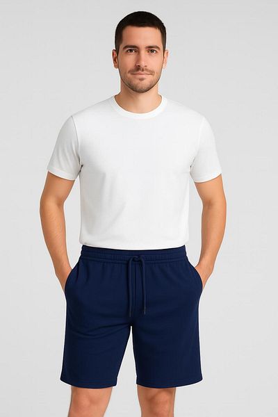 ZİYMO Men's Lycra Shorts with Zipper Pockets