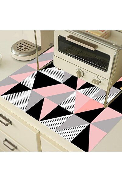 linazaitun Geometric Washing and Dryer Cover Drawer Refrigerator Protection D...
