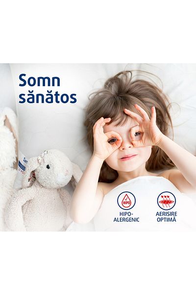 ALCAM Pillow, Sanimed® 50x70 Cm, Quilted Microfiber, Filling With Silverplus® Treatment