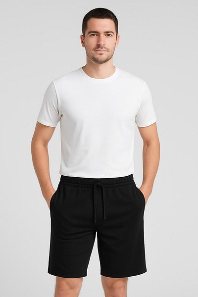 ZİYMO Men's Lycra Shorts with Zipper Pockets