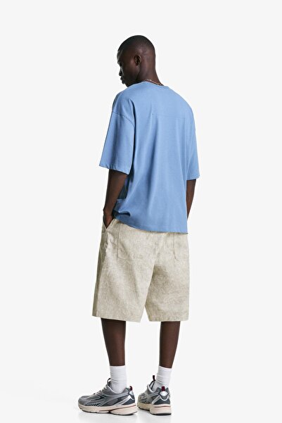 Bershka Desenli bermuda