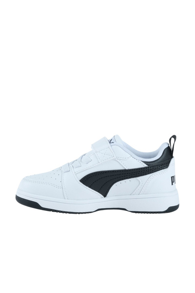 Puma Rebound V6 Kids White Sports Shoes (397419-02)