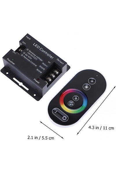 SpeedUF RGB LED Dokunmatik Kontrol Cihazı 🌈 Kumandalı Renk Değiştirici Işık Ayar Modülü