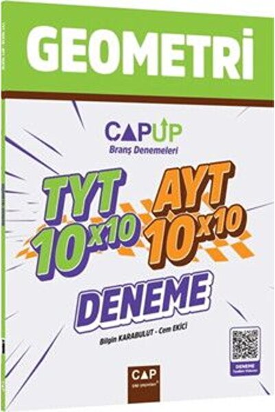 Çap Yayınları TYT AYT Geometri 10 X 10 Up Deneme